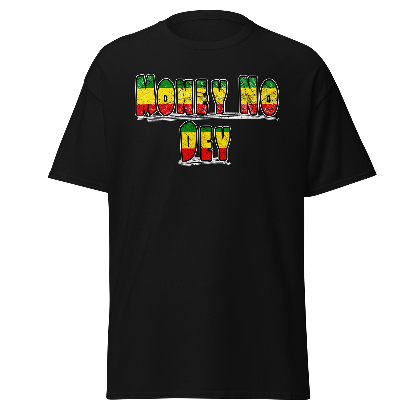 Money No Dey - Small Text - Black