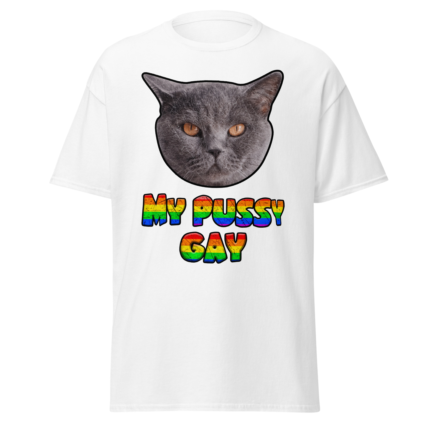 My Pussy Gay - White